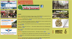 Desktop Screenshot of ozbabyboomers.com.au