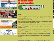 Tablet Screenshot of ozbabyboomers.com.au